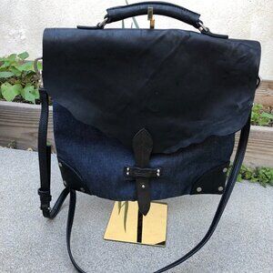 SANDAST Made in USA Canary Crossbody Purse Bag Denim Hand Bag Unisex Designer‌‌‌